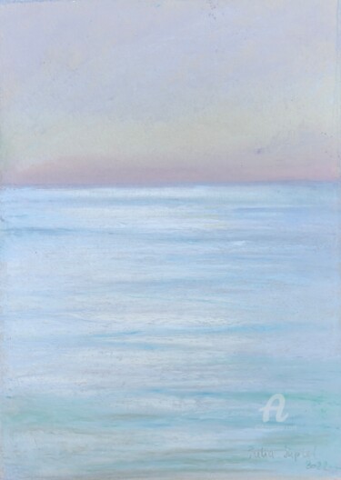 Zeichnungen mit dem Titel "Serenity" von Julia Suptel, Original-Kunstwerk, Pastell