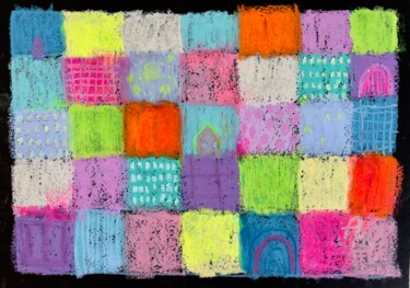 Dessin intitulée "Field of possibilit…" par Julia Suptel, Œuvre d'art originale, Pastel