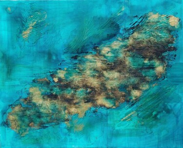 Pintura titulada "Island Life" por Julie Bevan, Obra de arte original, Acrílico Montado en Bastidor de camilla de madera