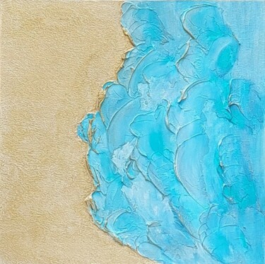 绘画 标题为“Shore” 由Julie Bevan, 原创艺术品, 丙烯 安装在其他刚性面板上