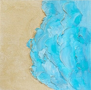 Peinture intitulée "Shore" par Julie Bevan, Œuvre d'art originale, Acrylique Monté sur Autre panneau rigide