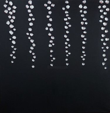 Peinture intitulée "Droplets" par Julie Bevan, Œuvre d'art originale, Acrylique Monté sur Châssis en bois