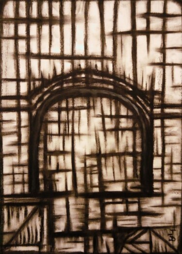 Dessin intitulée "Arche" par Julie Dratwiak, Œuvre d'art originale, Pastel