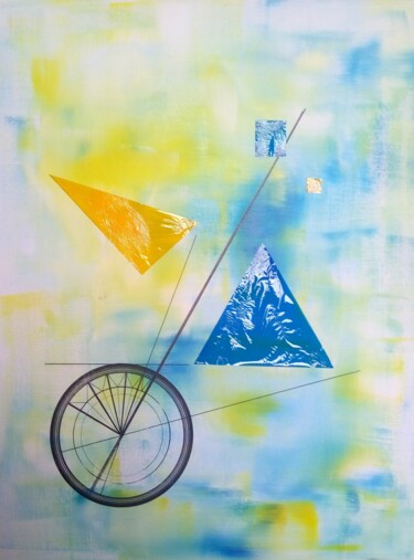 Peinture intitulée "Abstract" par Julie Dratwiak, Œuvre d'art originale, Acrylique
