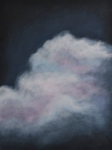 Painting titled "Sugar cloud" by Julie Max, Original Artwork, Acrylic