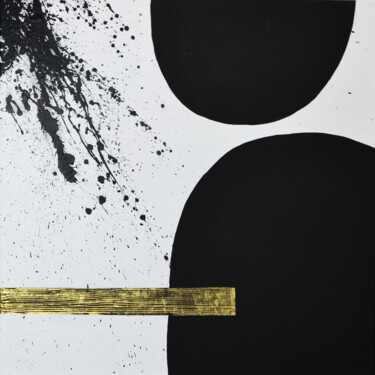 Картина под названием "Abstract painting f…" - Julie Max, Подлинное произведение искусства, Акрил Установлен на Деревянная р…
