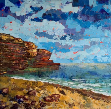 Картина под названием "Hawaii 2" - Julie Stepanova, Подлинное произведение искусства, Акрил Установлен на Деревянная рама дл…