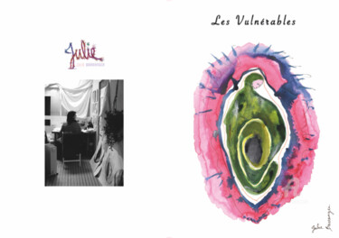 Ζωγραφική με τίτλο "CATALOGUE Les Vulné…" από Les Vulnérables, Αυθεντικά έργα τέχνης, Μελάνι