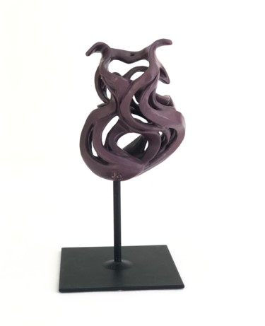 Mystérieuse Sculpture intitulée "Mystérieuse" par Julie Espiau, Œuvre d'art originale, Céramique