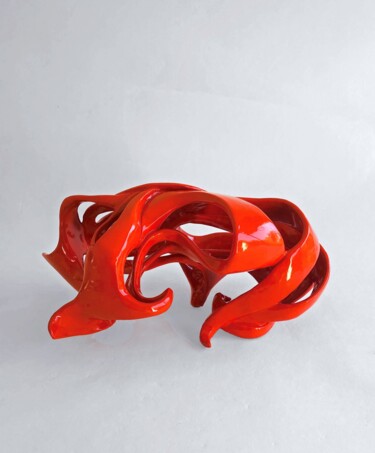 Ellipse Sculpture intitulée "Ellipse" par Julie Espiau, Œuvre d'art originale, Céramique
