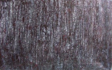 Painting titled "Foret noire" by Julie Harnois, Original Artwork