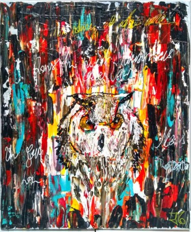 Painting titled "chant.jpg" by Julie Maryline, Original Artwork, Acrylic