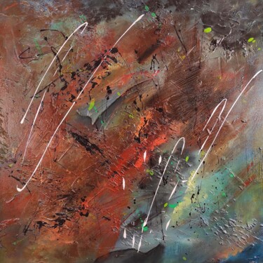 Pittura intitolato "Magestic" da Julien Abstrait, Opera d'arte originale, Acrilico