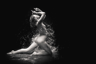 Fotografia zatytułowany „Dancing splash” autorstwa Julien Claude (Juli1Clau2), Oryginalna praca, Fotografia cyfrowa