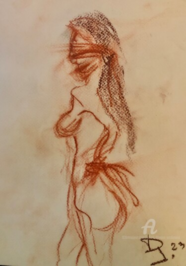 Disegno intitolato "Lien" da Julien Danaux (Artdanaux), Opera d'arte originale, Matita