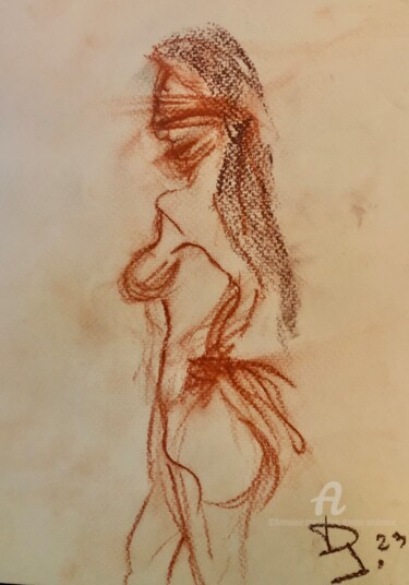 Dessin intitulée "Lien" par Julien Danaux (Artdanaux), Œuvre d'art originale, Crayon