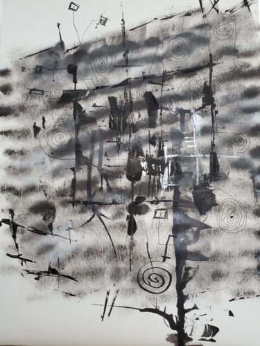 Картина под названием "Angle d'Art" - Julien Grelier, Подлинное произведение искусства, Акрил