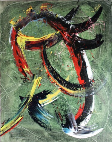 Peinture intitulée "LIBERTE" par Julien Paterne, Œuvre d'art originale, Acrylique