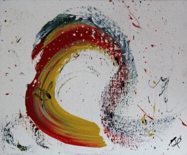 Peinture intitulée "Commencement" par Julien Paterne, Œuvre d'art originale, Acrylique