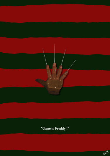 Artes digitais intitulada "Freddy" por Julien Rouleau, Obras de arte originais, Pintura digital