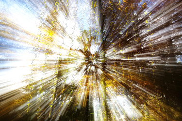 Arts numériques intitulée "Light Forest 2" par Julien Adelée, Œuvre d'art originale, Photo montage
