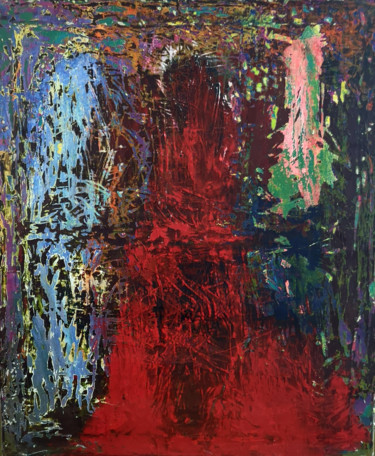 Peinture intitulée "Apparition" par Julien Gacon, Œuvre d'art originale, Huile