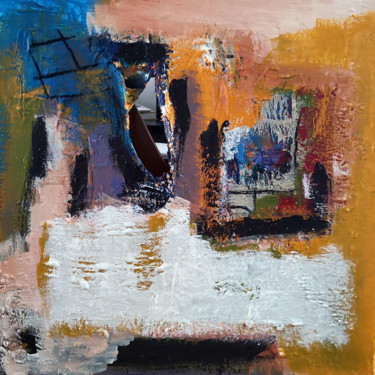 Le trou Peinture intitulée "Le trou" par Julien Gacon, Œuvre d'art originale, Huile
