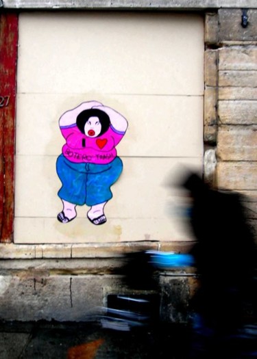 Photographie intitulée "Botero trash" par Jusama, Œuvre d'art originale