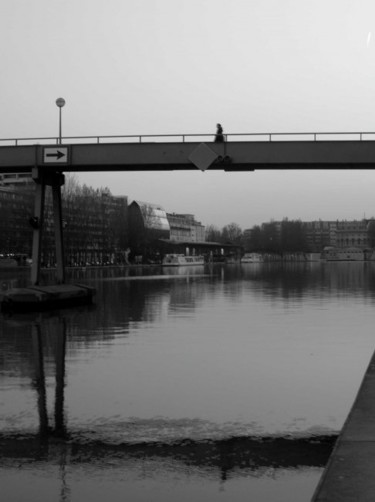 Photographie intitulée "silhouette sur un p…" par Jusama, Œuvre d'art originale