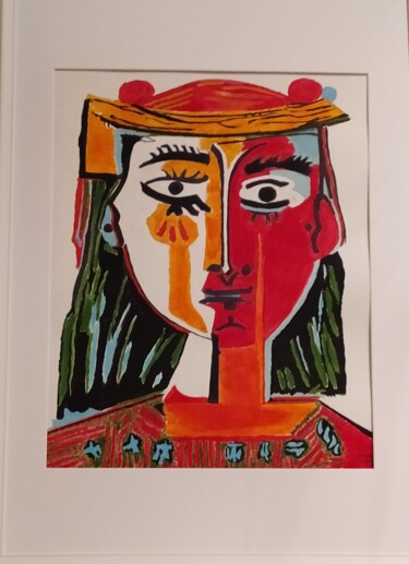 Pintura titulada "copia di Paloma - P…" por Julienne Julie, Obra de arte original, Acrílico Montado en Bastidor de camilla d…