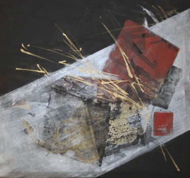 Malerei mit dem Titel "Brushstrokes III" von Julieta Jiterman, Original-Kunstwerk, Öl