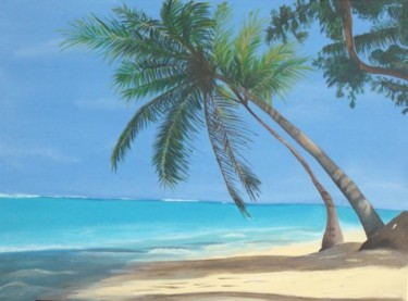 Painting titled "Punta Cana" by Julieta Markl, Original Artwork