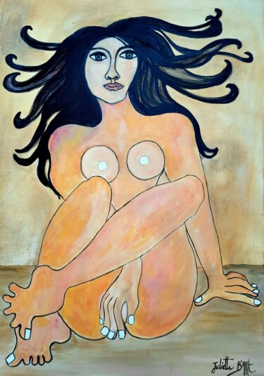 Painting titled "Érotica venus" by Juliette B'Art, Original Artwork, Acrylic