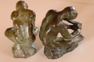 Sculpture titled "Figurines" by Juliette Jouanny, Original Artwork, Bronze