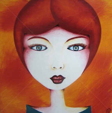 Peinture intitulée "Natasha" par Juliette Magnier, Œuvre d'art originale, Acrylique