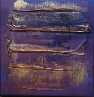 Painting titled "Magicienne" by Julie Verhague, Original Artwork, Acrylic Mounted on Wood Stretcher frame