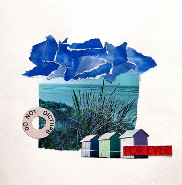 Collagen mit dem Titel "For ever" von Julie Verhague, Original-Kunstwerk, Collagen