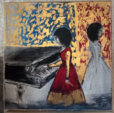 Pittura intitolato "Mirrors" da Julija Toth, Opera d'arte originale, Acquarello
