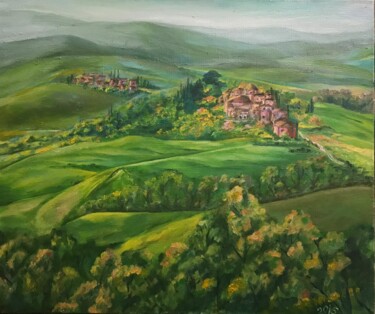Painting titled "Italy" by Юлия Клименкова, Original Artwork, Oil
