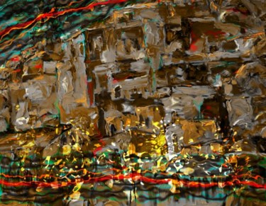 Картина под названием "праздничный яффо" - Юлиус Подлас, Подлинное произведение искусства