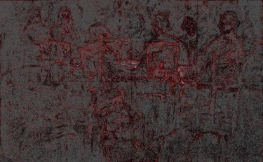 Картина под названием "заговор" - Юлиус Подлас, Подлинное произведение искусства