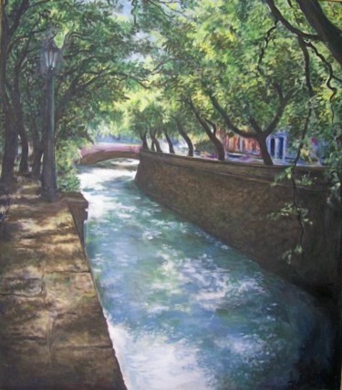 Painting titled "la cañada from cord…" by Juls, Original Artwork