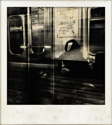 Photography titled "Thursday Night Train" by Jun-Jun Sta. Ana, Original Artwork
