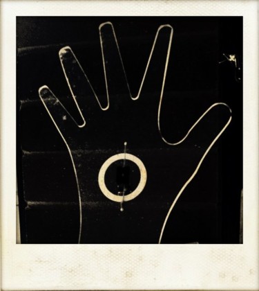 Photography titled "Acrylic Hand" by Jun-Jun Sta. Ana, Original Artwork