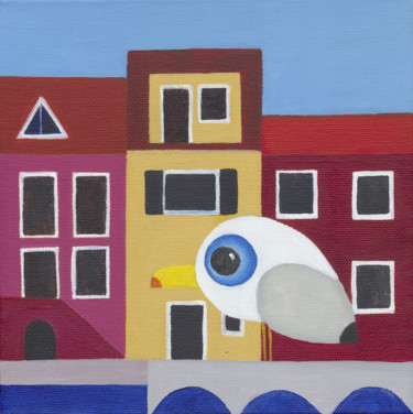 绘画 标题为“seagull” 由Jure Kralj, 原创艺术品, 丙烯