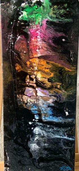 Painting titled "Chakra spin" by Jurgen Jabouille, Original Artwork, Acrylic