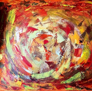 Peinture intitulée "Tourbillon 69" par Jurgen Jabouille, Œuvre d'art originale, Acrylique