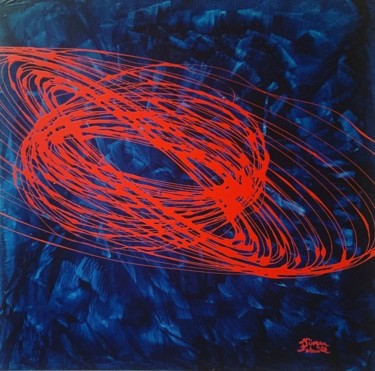 Peinture intitulée "Gravity and balance" par Jurgen Jabouille, Œuvre d'art originale, Acrylique