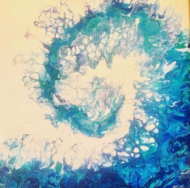 Peinture intitulée "First wave" par Jurgen Jabouille, Œuvre d'art originale, Acrylique