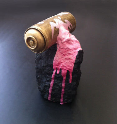Sculpture intitulée "Under pressure II" par Just, Œuvre d'art originale, Béton
